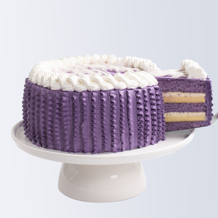 Ube Custard Cake: 